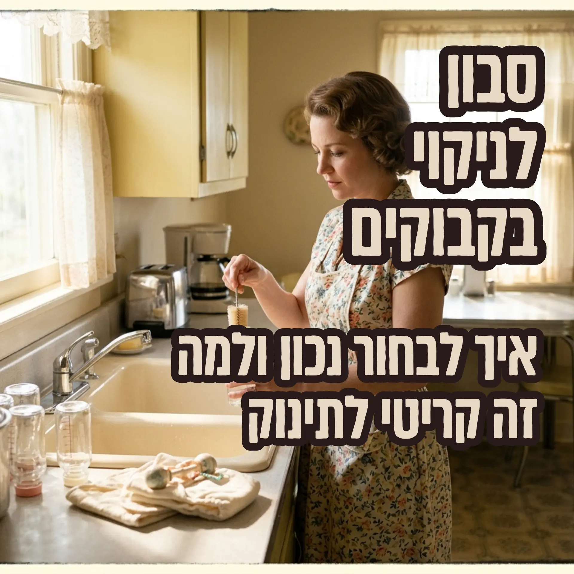 סבון לניקוי בקבוקים